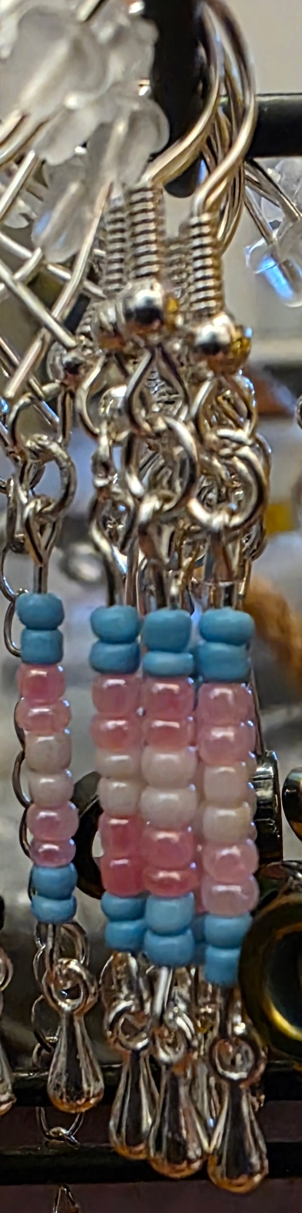Discrete PRIDE earrings