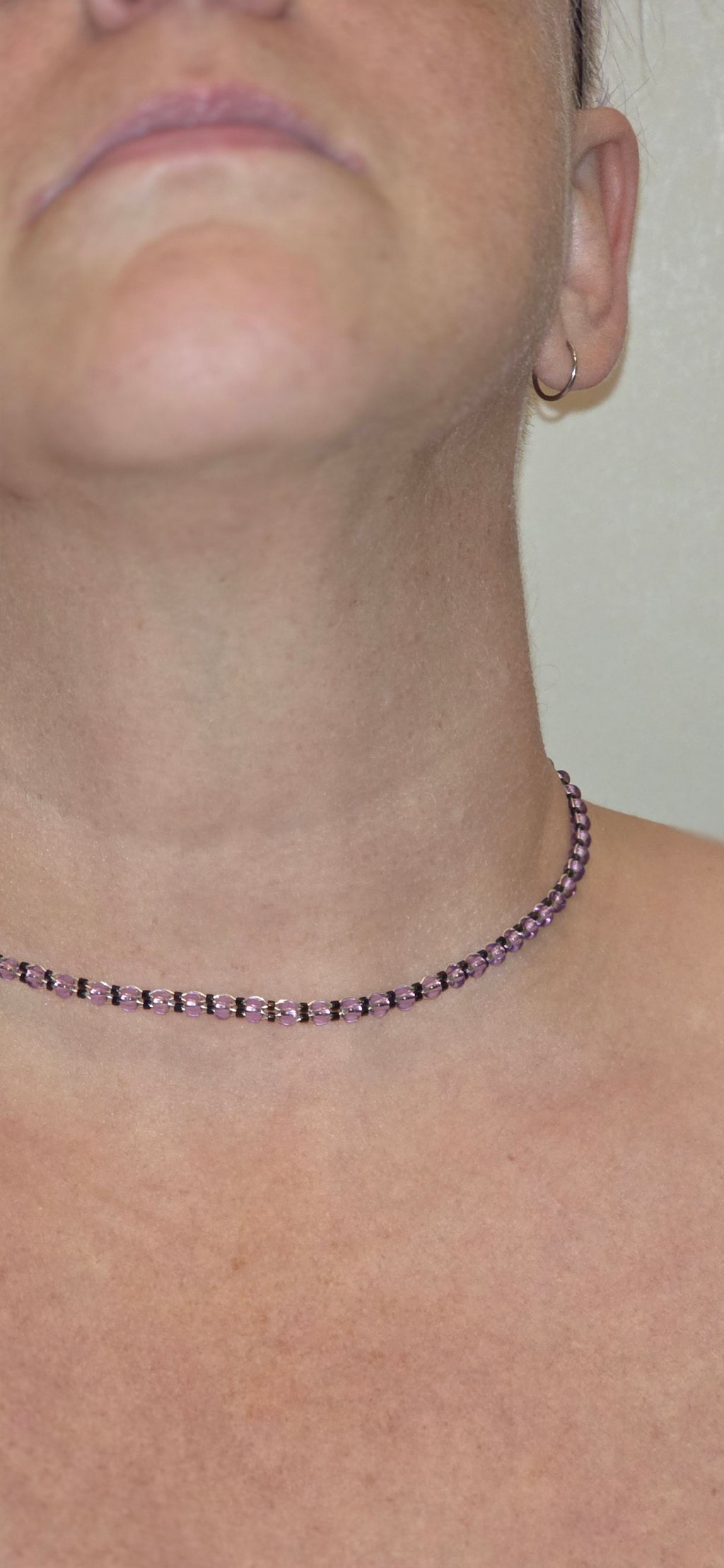 Earrings and choker set