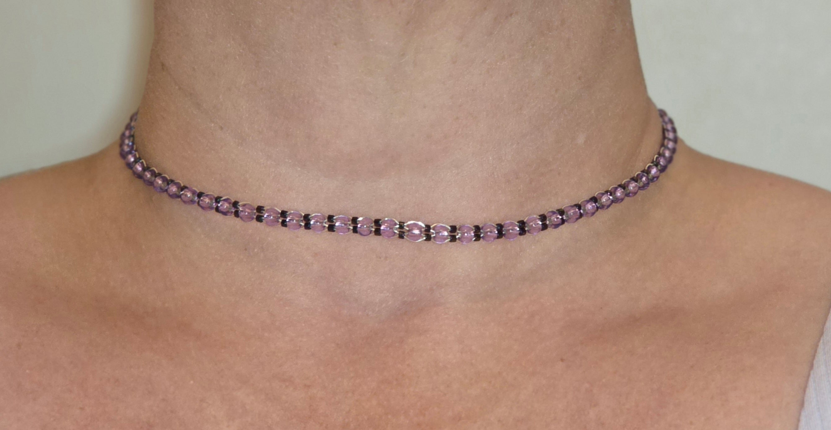 Earrings and choker set