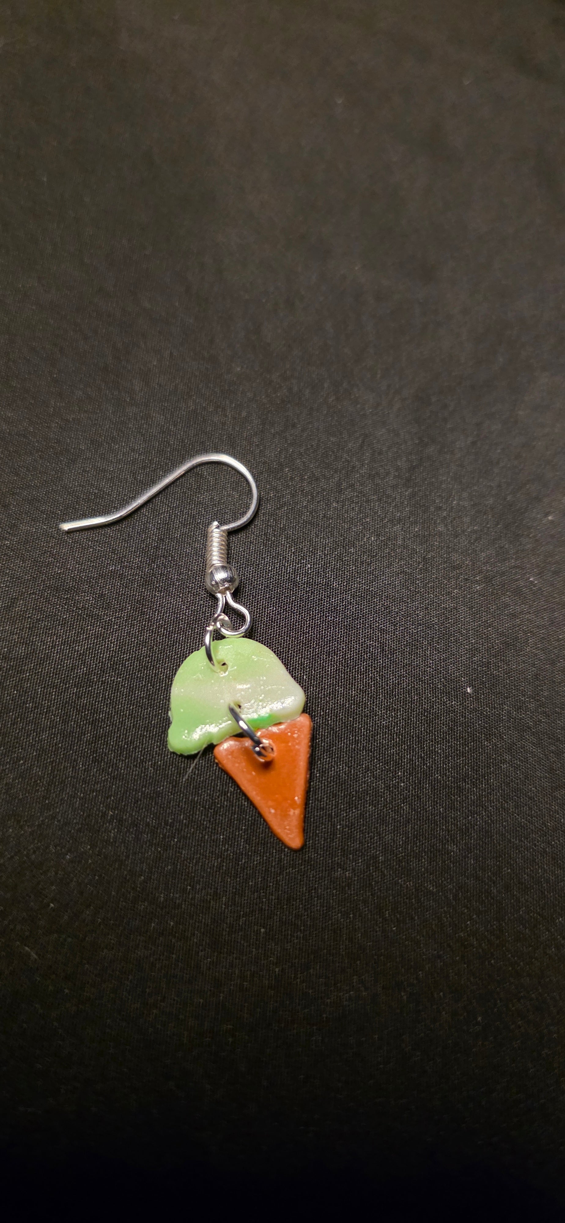 Icecream cone earrings
